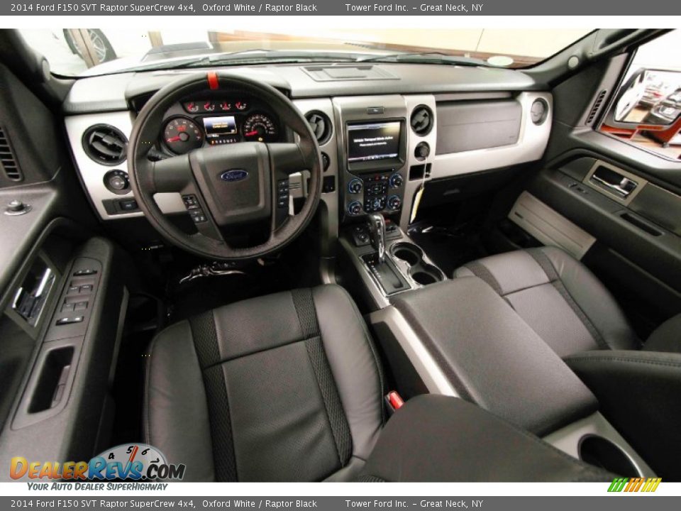 2014 Ford F150 SVT Raptor SuperCrew 4x4 Oxford White / Raptor Black Photo #16