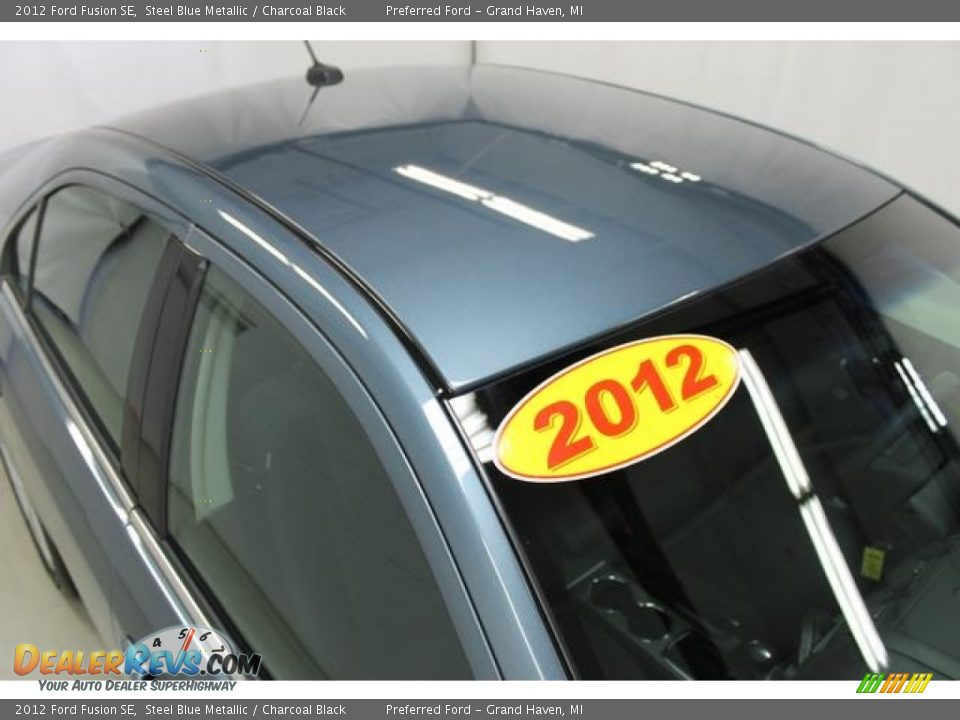 2012 Ford Fusion SE Steel Blue Metallic / Charcoal Black Photo #7