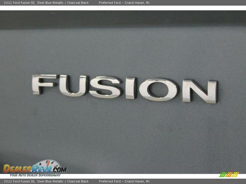 2012 Ford Fusion SE Steel Blue Metallic / Charcoal Black Photo #10