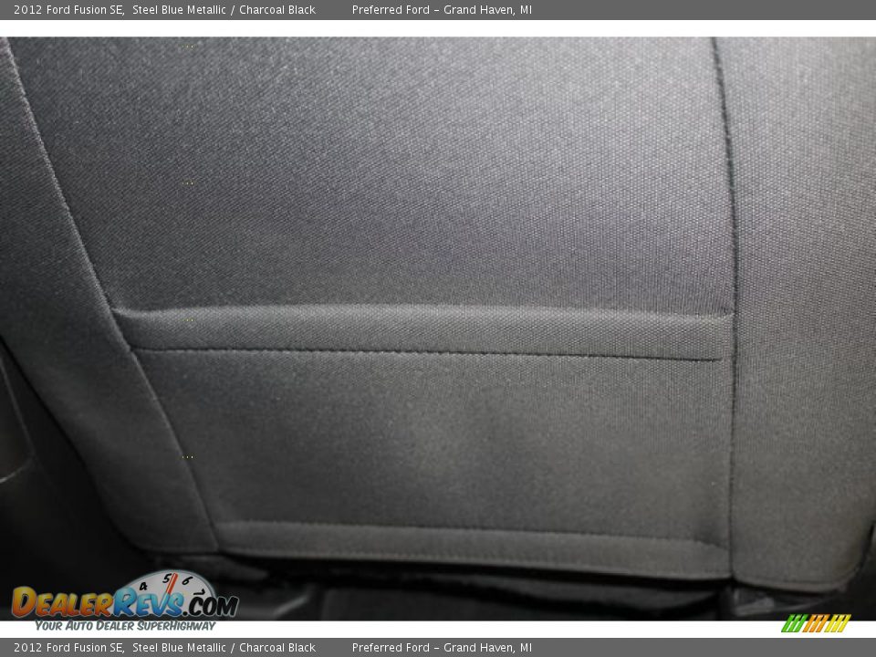 2012 Ford Fusion SE Steel Blue Metallic / Charcoal Black Photo #22