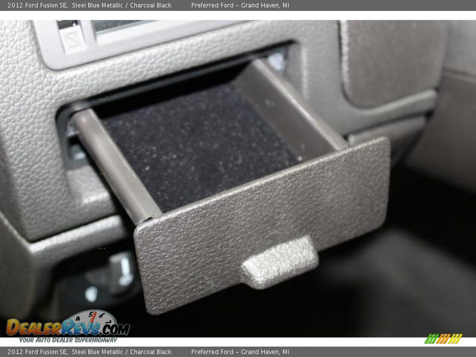 2012 Ford Fusion SE Steel Blue Metallic / Charcoal Black Photo #29