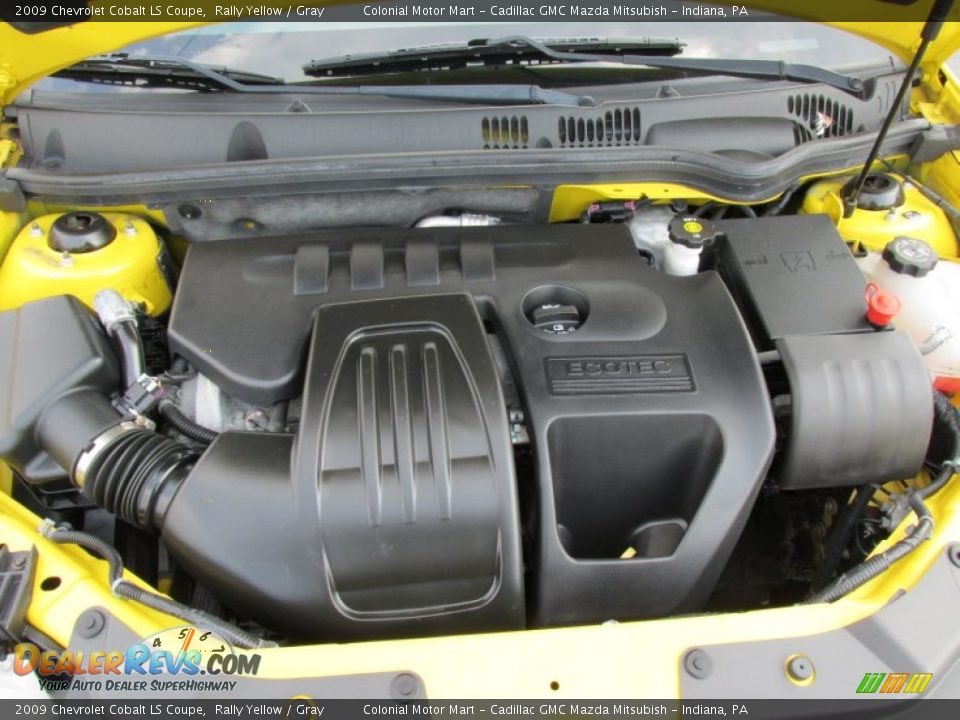 2009 Chevrolet Cobalt LS Coupe Rally Yellow / Gray Photo #11