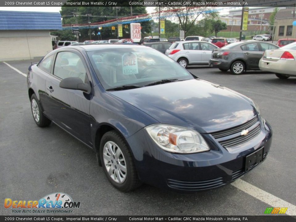 Front 3/4 View of 2009 Chevrolet Cobalt LS Coupe Photo #7