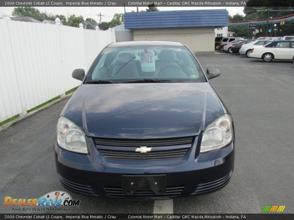 2009 Chevrolet Cobalt LS Coupe Imperial Blue Metallic / Gray Photo #8