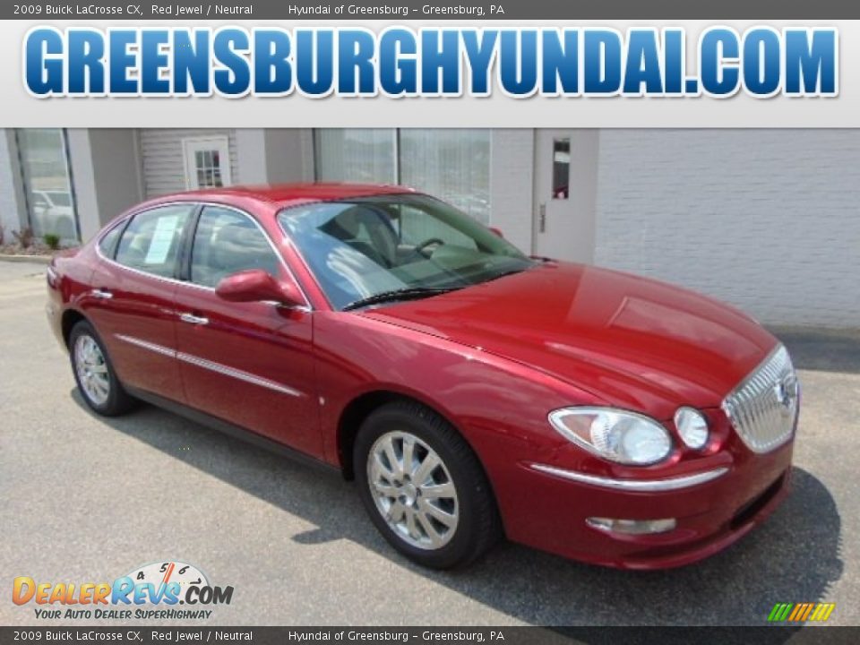 2009 Buick LaCrosse CX Red Jewel / Neutral Photo #1