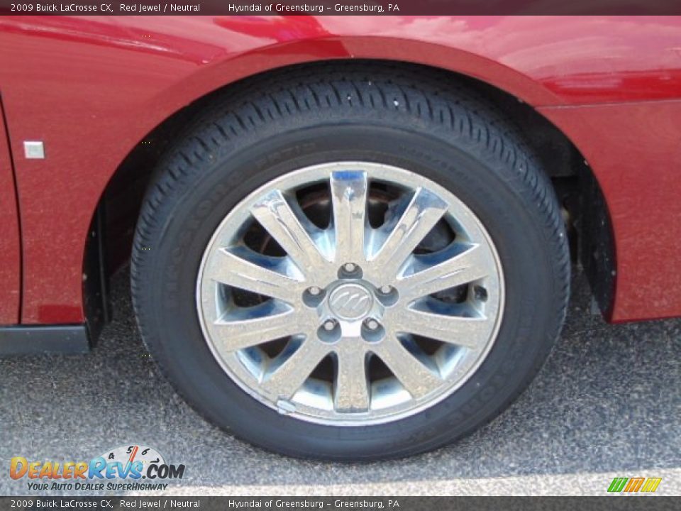 2009 Buick LaCrosse CX Red Jewel / Neutral Photo #3