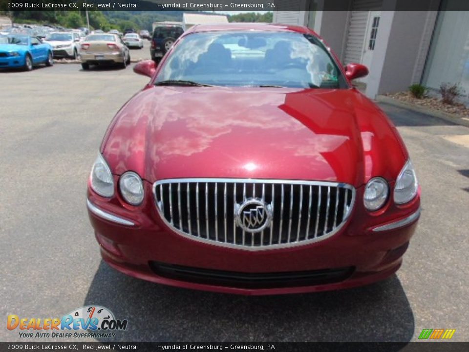 2009 Buick LaCrosse CX Red Jewel / Neutral Photo #4