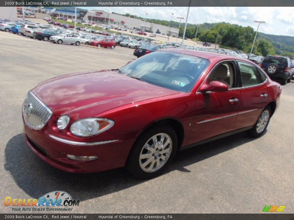 2009 Buick LaCrosse CX Red Jewel / Neutral Photo #5