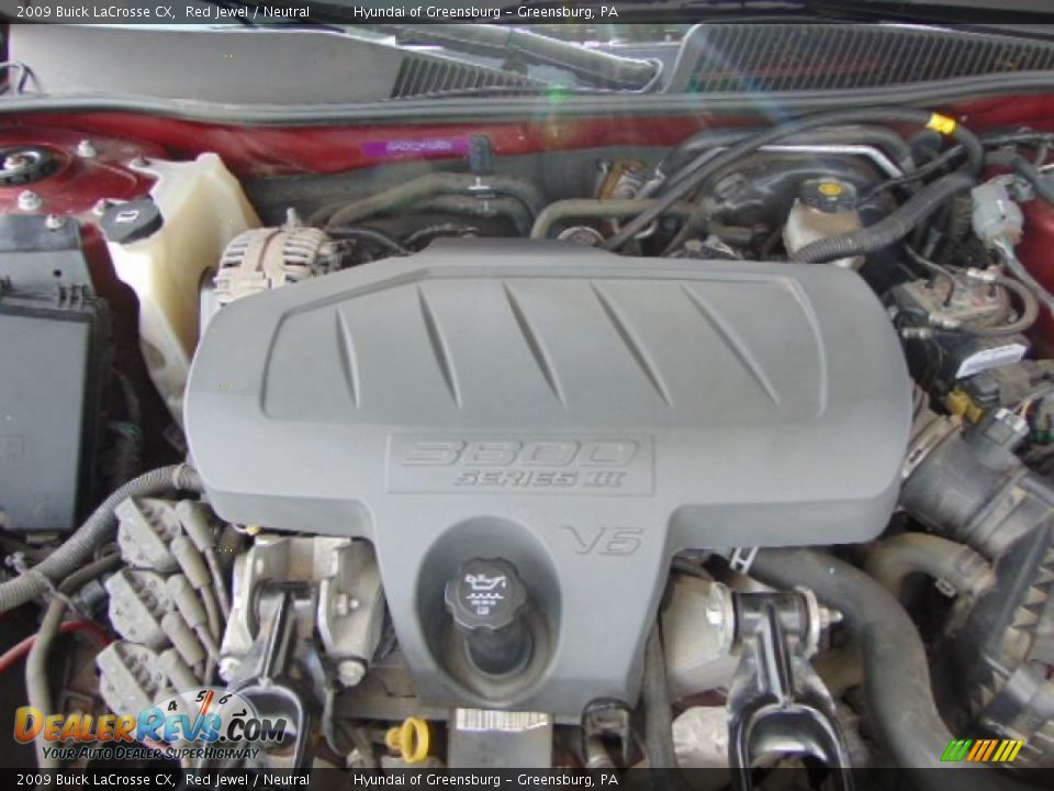 2009 Buick LaCrosse CX Red Jewel / Neutral Photo #9