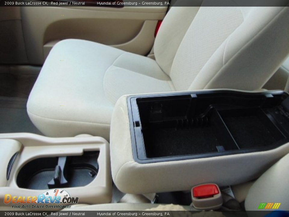 2009 Buick LaCrosse CX Red Jewel / Neutral Photo #17