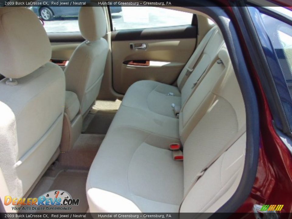 2009 Buick LaCrosse CX Red Jewel / Neutral Photo #20