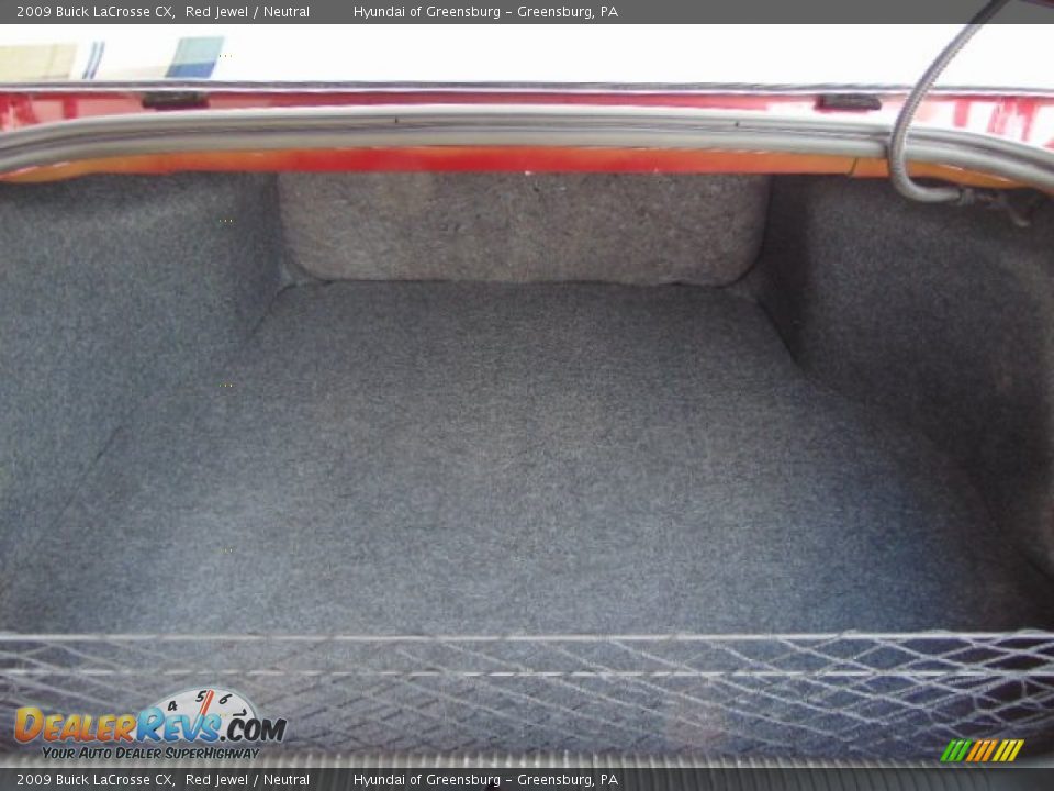 2009 Buick LaCrosse CX Red Jewel / Neutral Photo #21