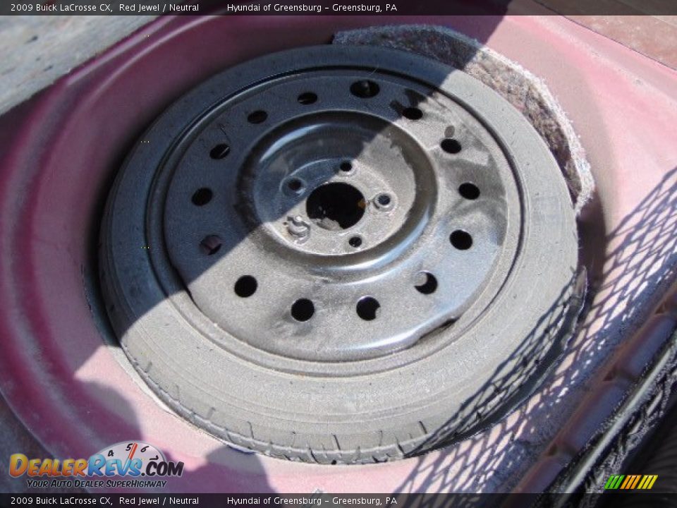 2009 Buick LaCrosse CX Red Jewel / Neutral Photo #22