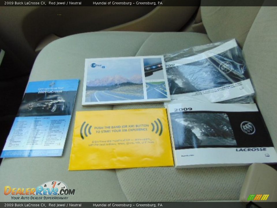 2009 Buick LaCrosse CX Red Jewel / Neutral Photo #25