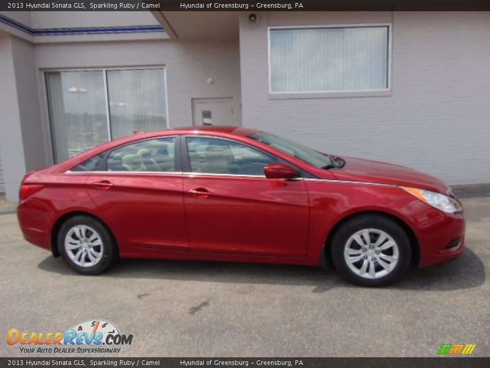 2013 Hyundai Sonata GLS Sparkling Ruby / Camel Photo #2