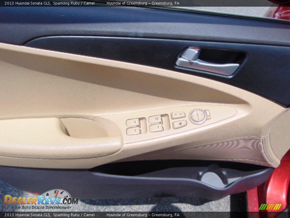 2013 Hyundai Sonata GLS Sparkling Ruby / Camel Photo #8