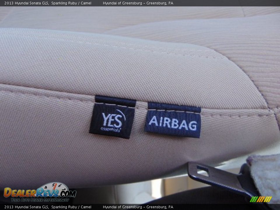 2013 Hyundai Sonata GLS Sparkling Ruby / Camel Photo #11