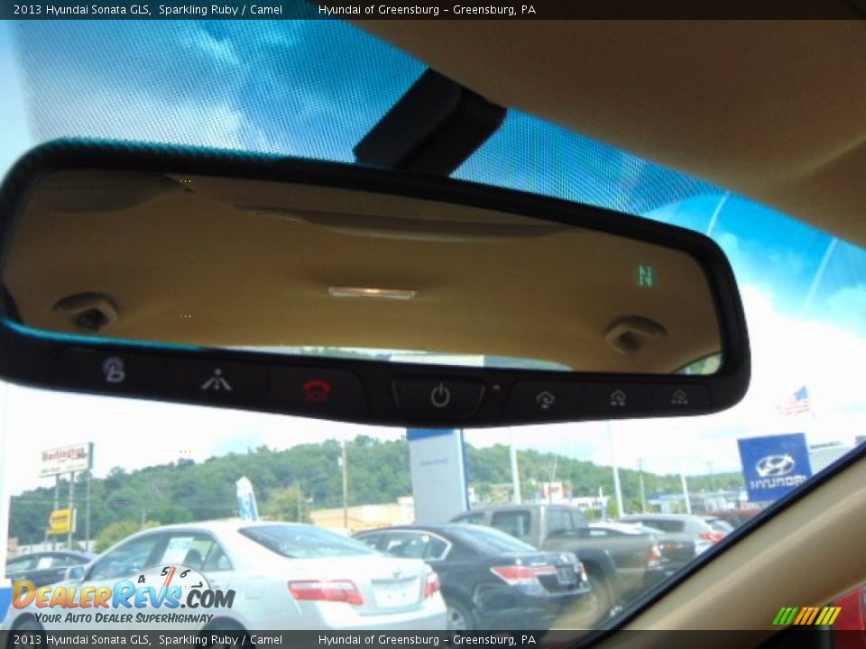 2013 Hyundai Sonata GLS Sparkling Ruby / Camel Photo #12