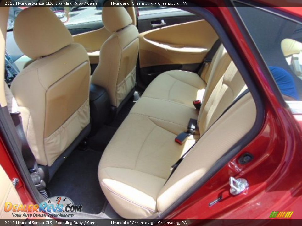 2013 Hyundai Sonata GLS Sparkling Ruby / Camel Photo #18