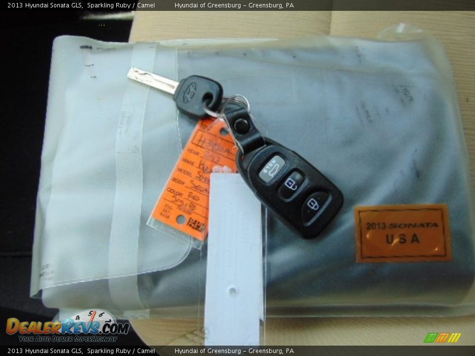 2013 Hyundai Sonata GLS Sparkling Ruby / Camel Photo #20