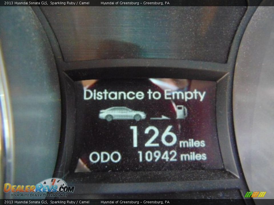 2013 Hyundai Sonata GLS Sparkling Ruby / Camel Photo #23