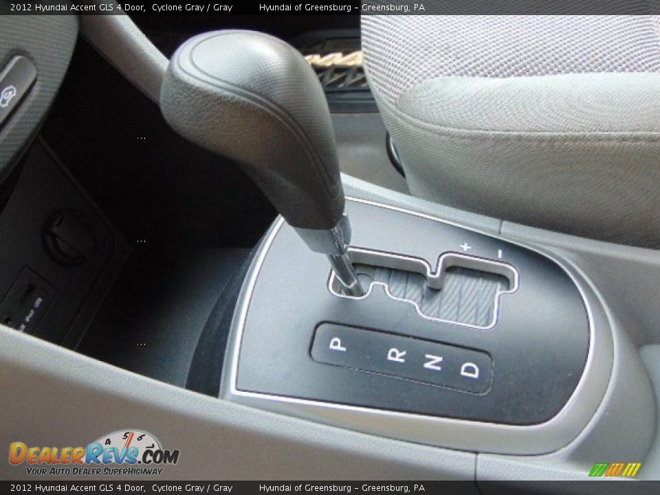2012 Hyundai Accent GLS 4 Door Cyclone Gray / Gray Photo #17