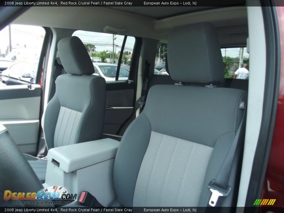 2008 Jeep Liberty Limited 4x4 Red Rock Crystal Pearl / Pastel Slate Gray Photo #9