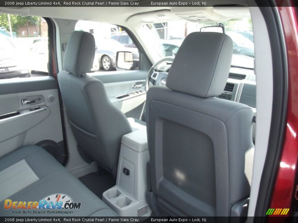 2008 Jeep Liberty Limited 4x4 Red Rock Crystal Pearl / Pastel Slate Gray Photo #12