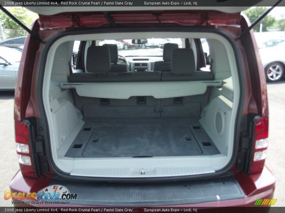 2008 Jeep Liberty Limited 4x4 Red Rock Crystal Pearl / Pastel Slate Gray Photo #17