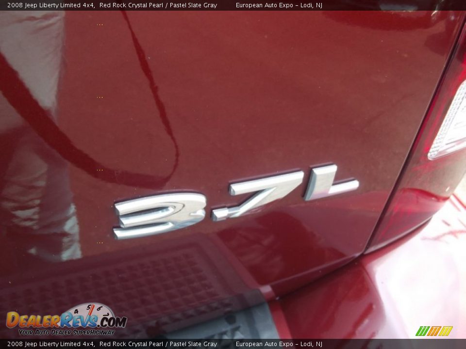 2008 Jeep Liberty Limited 4x4 Red Rock Crystal Pearl / Pastel Slate Gray Photo #18