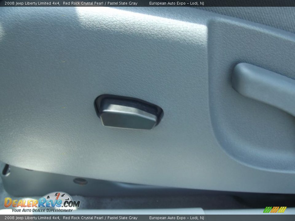 2008 Jeep Liberty Limited 4x4 Red Rock Crystal Pearl / Pastel Slate Gray Photo #20