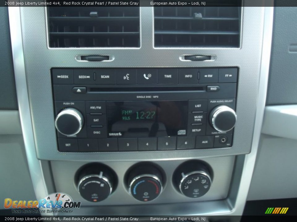 2008 Jeep Liberty Limited 4x4 Red Rock Crystal Pearl / Pastel Slate Gray Photo #26
