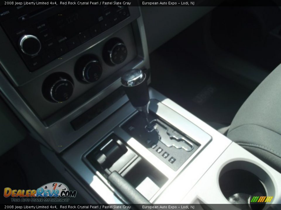 2008 Jeep Liberty Limited 4x4 Red Rock Crystal Pearl / Pastel Slate Gray Photo #27