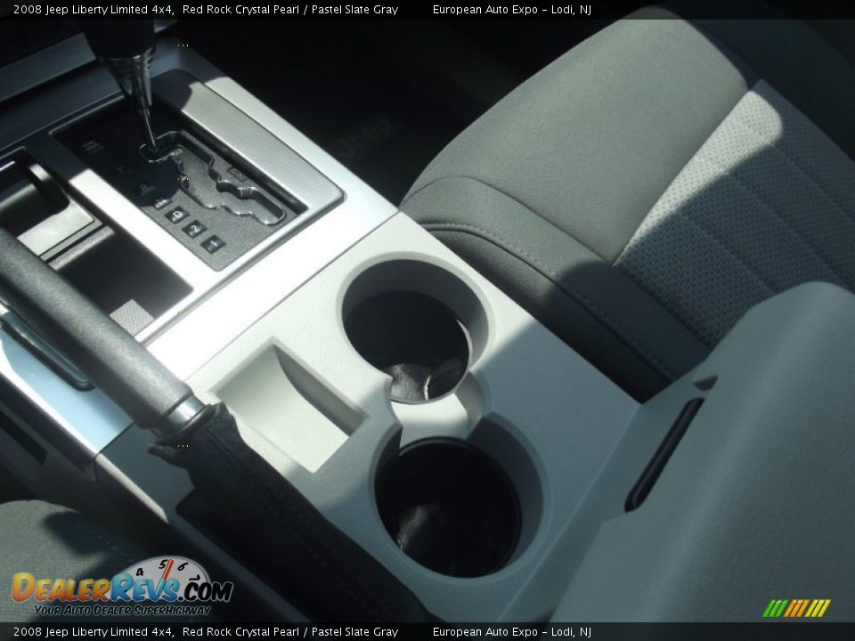 2008 Jeep Liberty Limited 4x4 Red Rock Crystal Pearl / Pastel Slate Gray Photo #29
