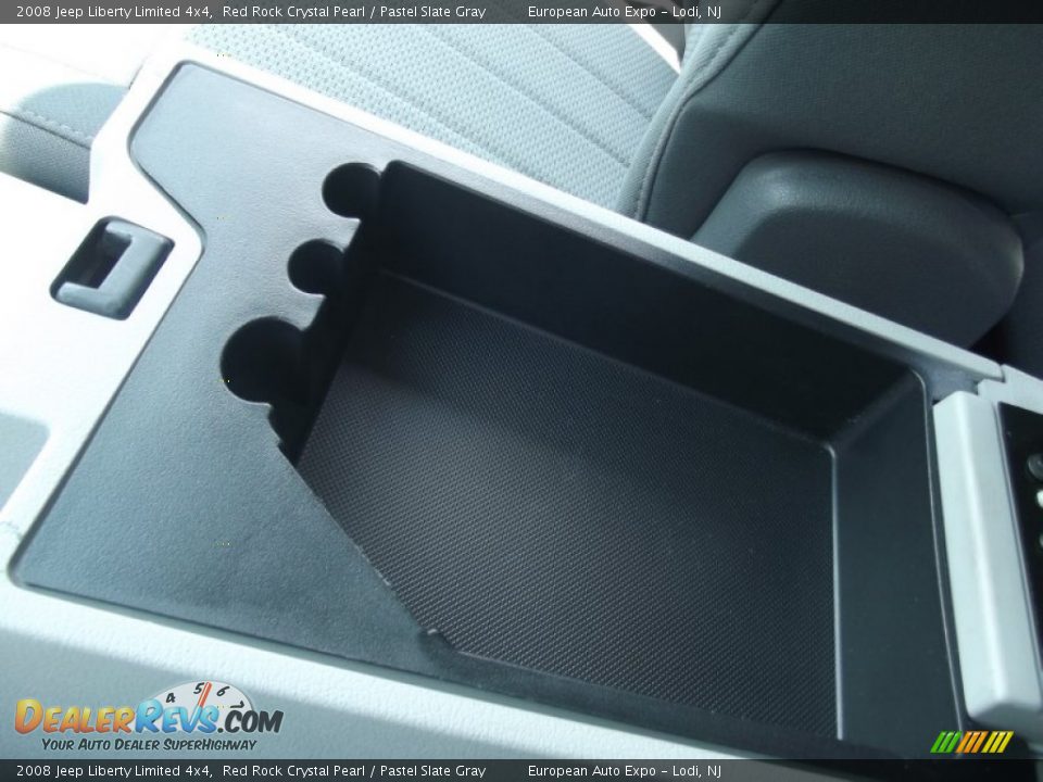 2008 Jeep Liberty Limited 4x4 Red Rock Crystal Pearl / Pastel Slate Gray Photo #31