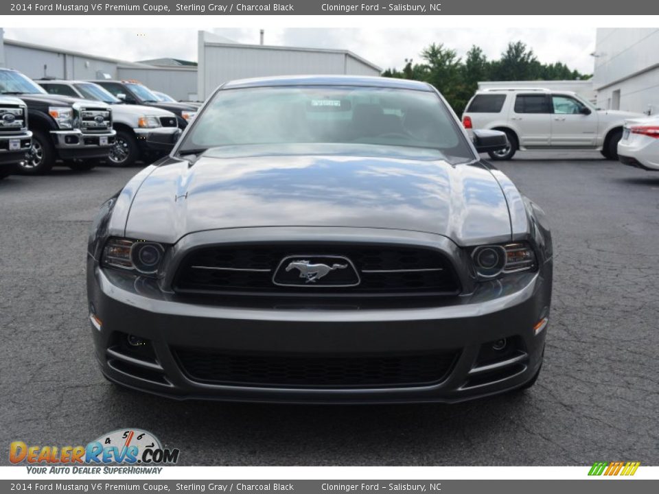 2014 Ford Mustang V6 Premium Coupe Sterling Gray / Charcoal Black Photo #4
