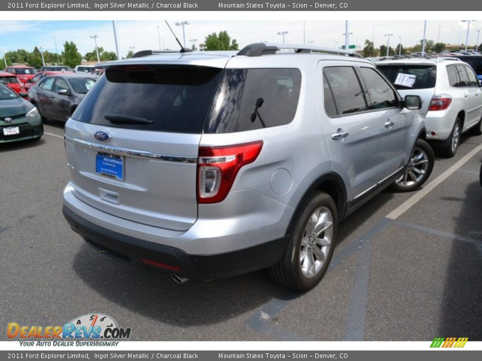 2011 Ford Explorer Limited Ingot Silver Metallic / Charcoal Black Photo #2