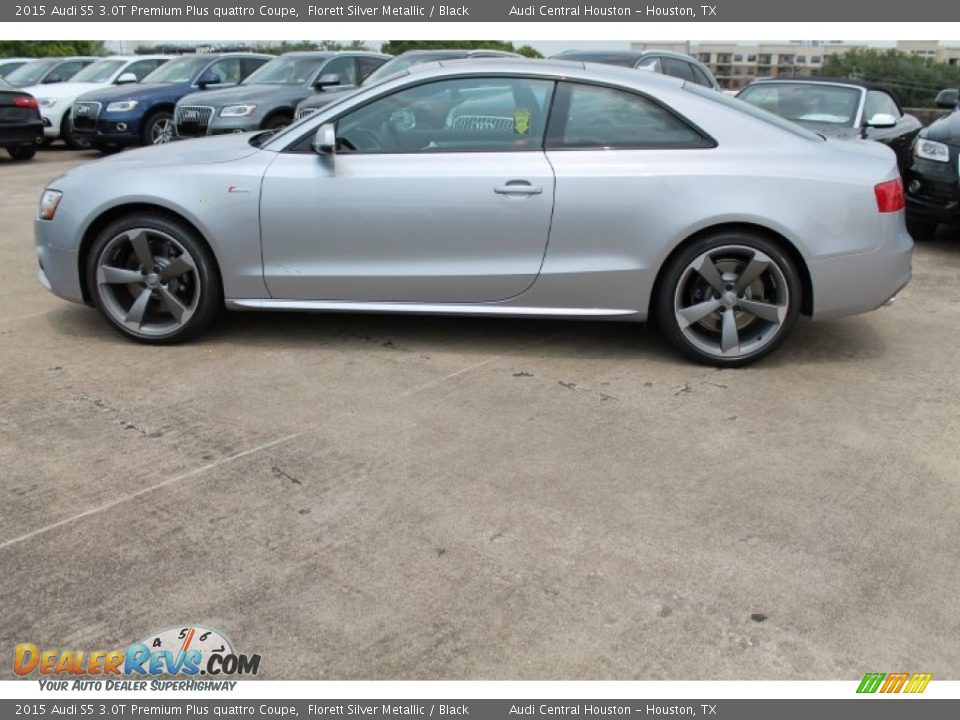 2015 Audi S5 3.0T Premium Plus quattro Coupe Florett Silver Metallic / Black Photo #5