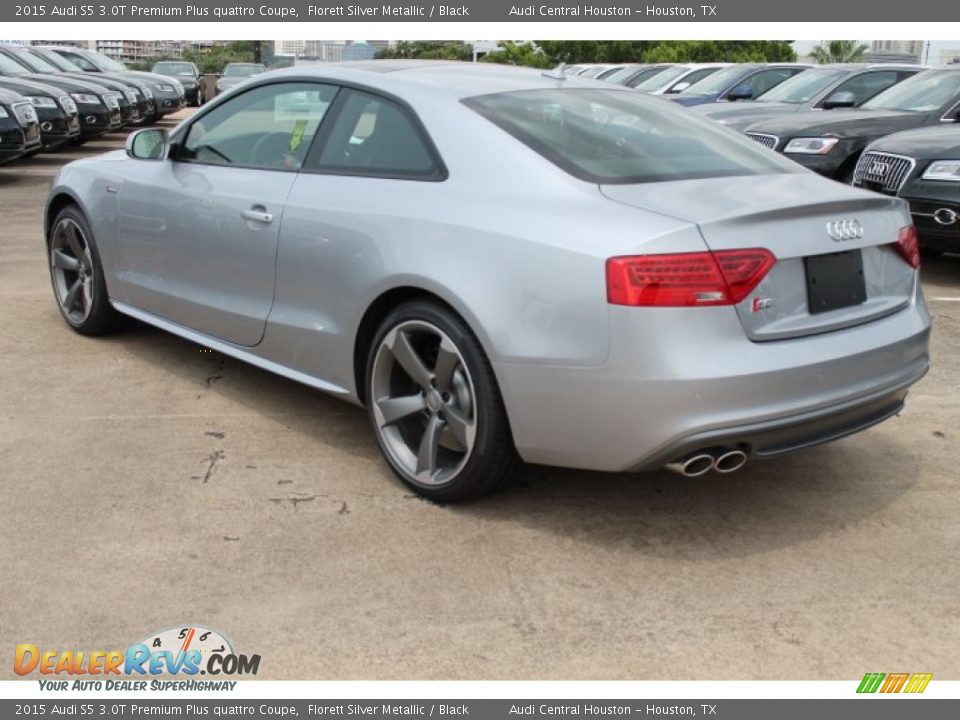 2015 Audi S5 3.0T Premium Plus quattro Coupe Florett Silver Metallic / Black Photo #6