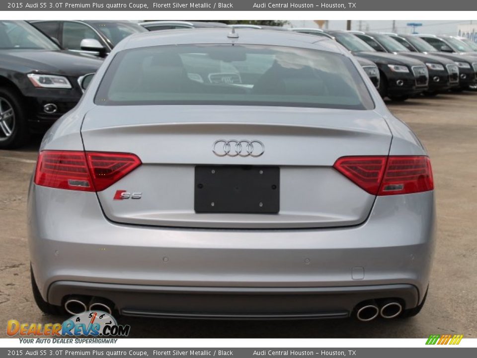 2015 Audi S5 3.0T Premium Plus quattro Coupe Florett Silver Metallic / Black Photo #7
