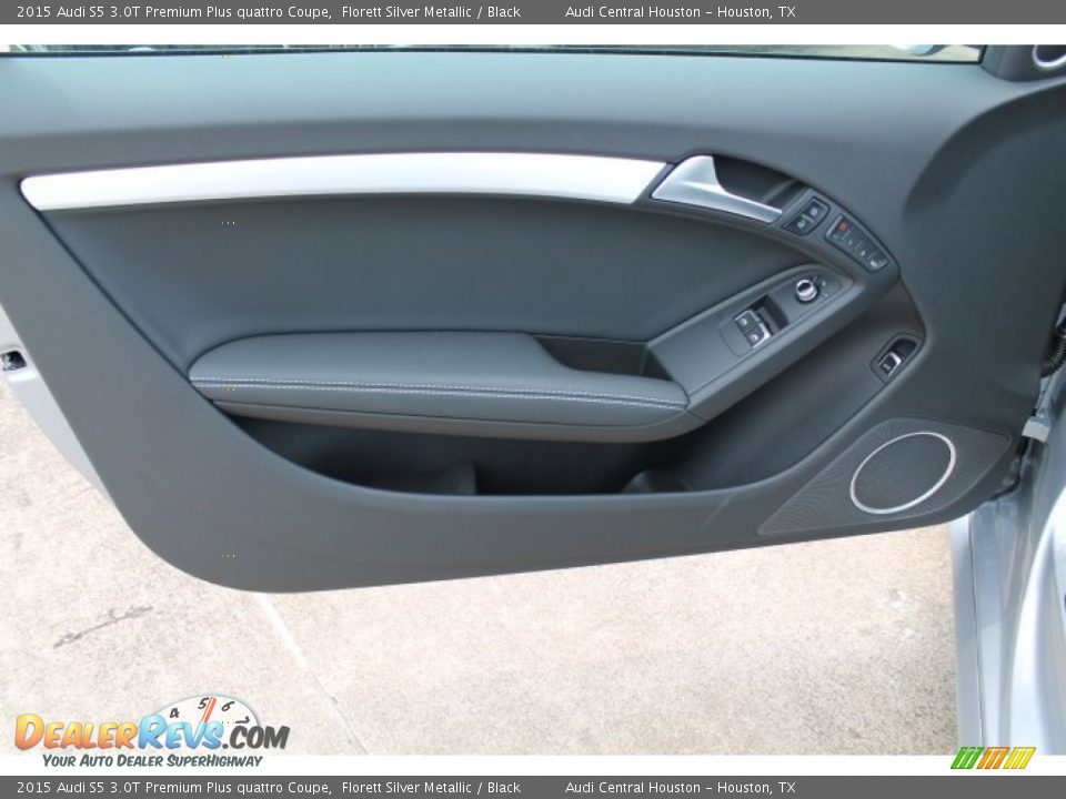 2015 Audi S5 3.0T Premium Plus quattro Coupe Florett Silver Metallic / Black Photo #8