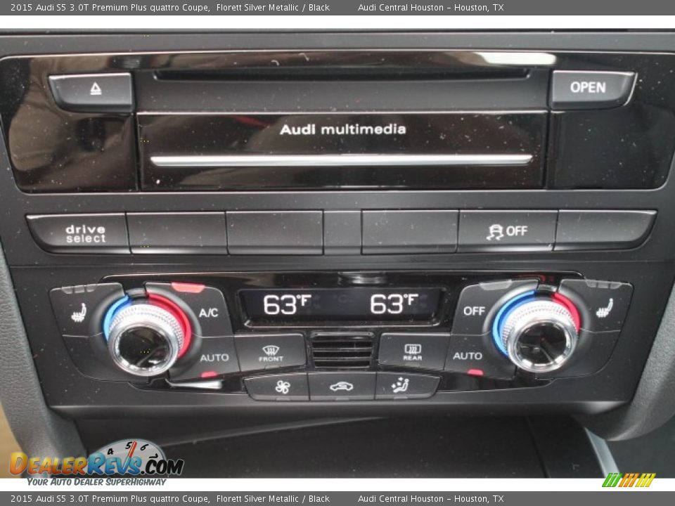 2015 Audi S5 3.0T Premium Plus quattro Coupe Florett Silver Metallic / Black Photo #18