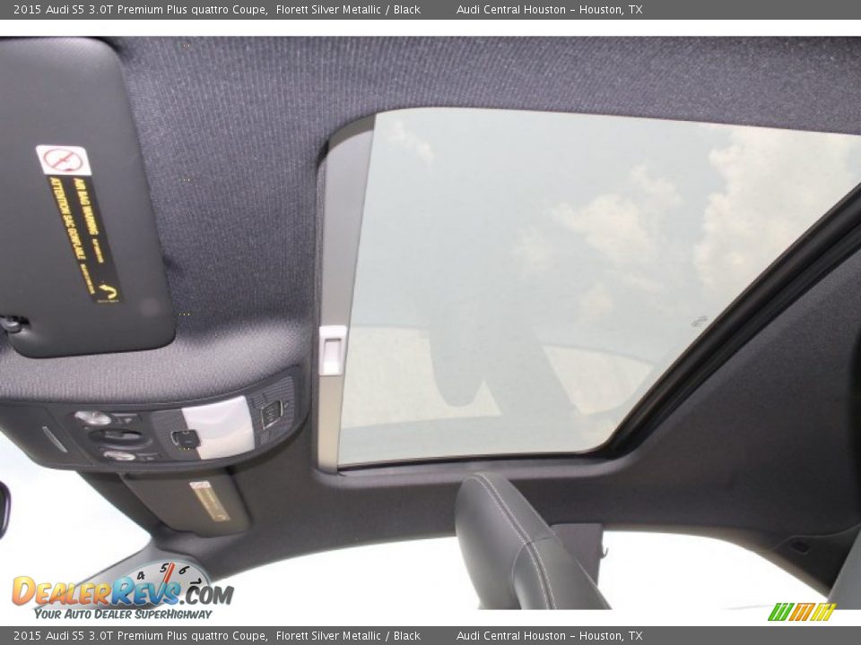 2015 Audi S5 3.0T Premium Plus quattro Coupe Florett Silver Metallic / Black Photo #23