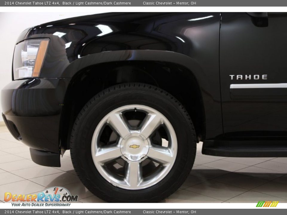 2014 Chevrolet Tahoe LTZ 4x4 Black / Light Cashmere/Dark Cashmere Photo #27