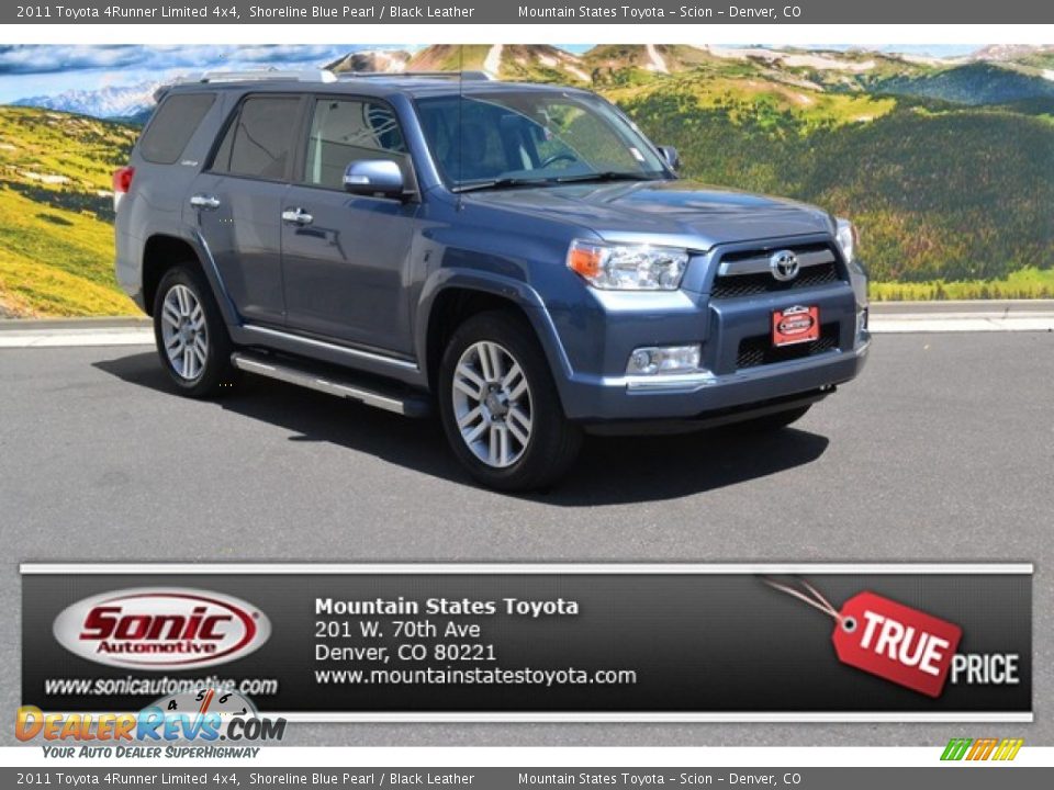 2011 Toyota 4Runner Limited 4x4 Shoreline Blue Pearl / Black Leather Photo #1