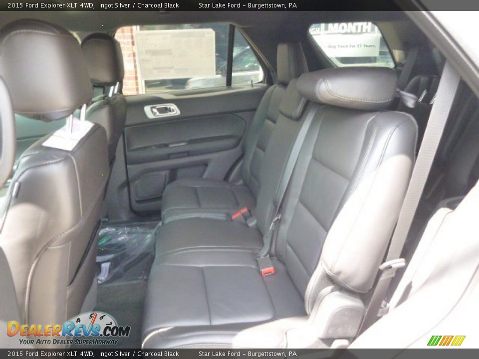 2015 Ford Explorer XLT 4WD Ingot Silver / Charcoal Black Photo #10