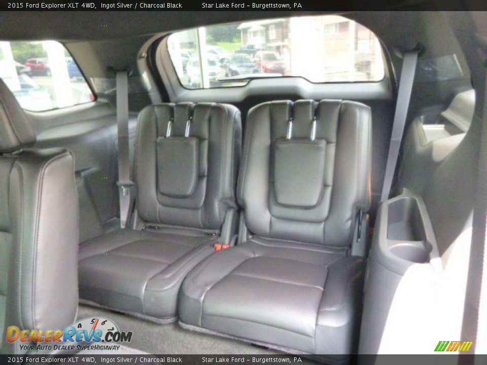 2015 Ford Explorer XLT 4WD Ingot Silver / Charcoal Black Photo #11