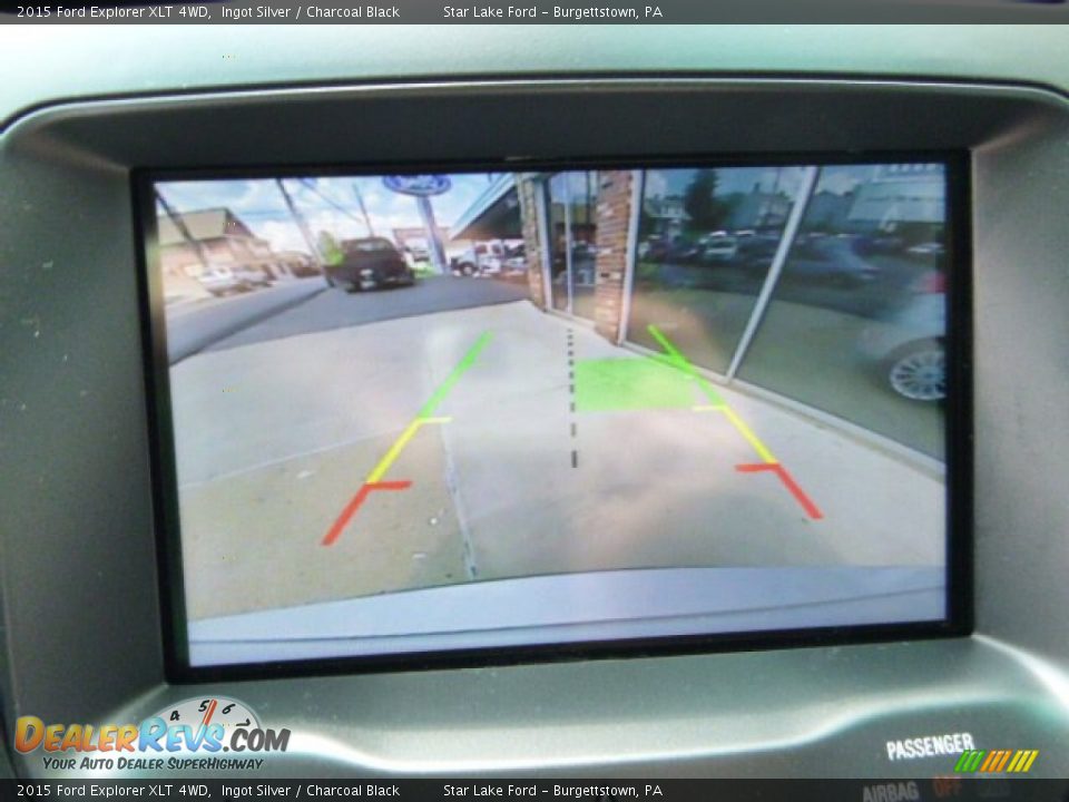 2015 Ford Explorer XLT 4WD Ingot Silver / Charcoal Black Photo #15