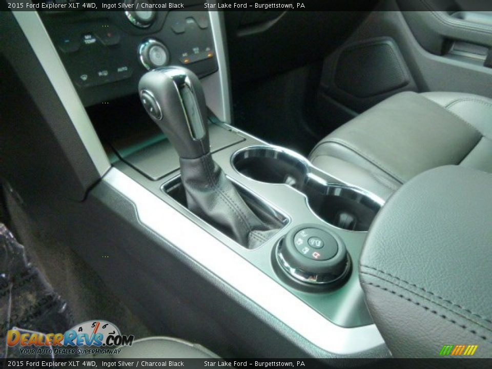 2015 Ford Explorer XLT 4WD Ingot Silver / Charcoal Black Photo #16