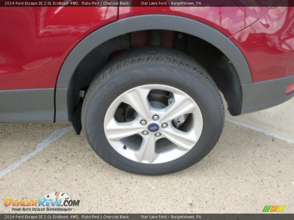 2014 Ford Escape SE 2.0L EcoBoost 4WD Ruby Red / Charcoal Black Photo #8